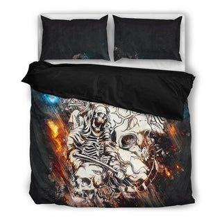 Angels and Skulls Bedding Set