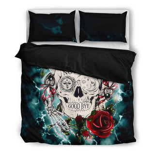 Skull and Bones Bedding Set