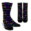 Skull Madness (Colorful) Crew Socks - designfullprint
