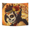 Sugar Skull Girl Tapestry