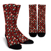 Skull Checkerboard Crew Socks - designfullprint