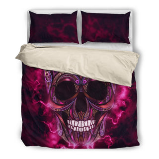 Pink Sugar Skull Bedding Set