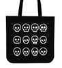 Skull Madness (Black) Tote Bag - designfullprint