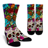 Sugar Skull Crew Socks