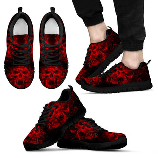 Skull 3D Sneakers 008 - designfullprint