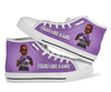 Purple Melanin Warrior Cancer Awareness Shoes