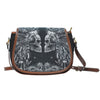 3D Skull Leather Cross-Body Carrying Strap Canvas Saddle Bags 001 - designfullprint