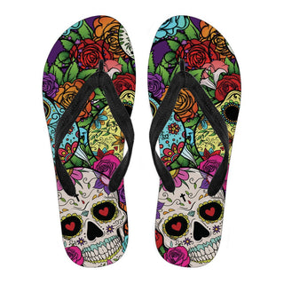 Sugar Skull Women's Flip Flops