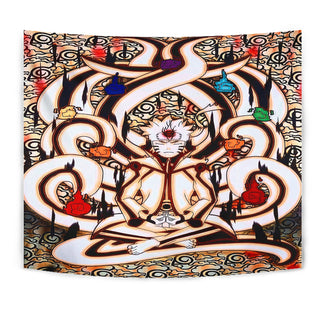 NM N Anime Red Cloud Tapestry HG