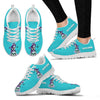 Skull Gift Teal and Purple Suicide Awareness Sugar Skull Fight Like A Warrior Shoes