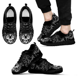 Skull 3D Sneakers 007 - designfullprint