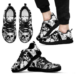 Skull 3D Sneakers 004 - designfullprint