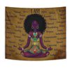 Black American Gift Black Girl Unique Proud Beautiful Music Custom Name Tapestry LN