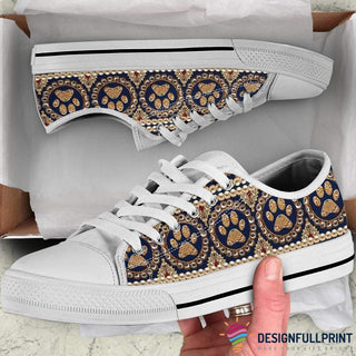 Dog Paw Pearl Lowtop Canvas Shoes NHD