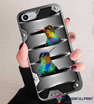 Humming Bird Brave Print Phone Case LN
