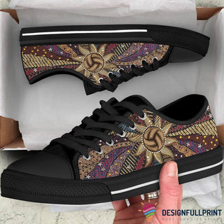 The Sun Bead Pattern Lowtop Canvas Shoes NHD