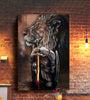Grandson You Are As Strong As Dinosaur Canvas Art and Poster CH