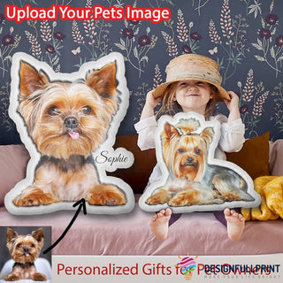 Gift For Dad Gift For Mom Personalized Stuffed Pet Pillow Stuffed Your Mom/Dad/ Children Face Pillow HG