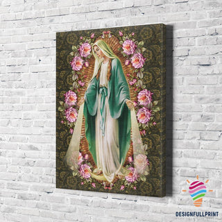 Gift For Mom Our Lady Immaculate Conception Of Mary Mother Of God Wall Art Canvas NDH