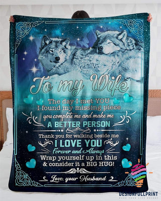 Wife Blankets Gift Ideas For Wife Birthday Present For Wife LH