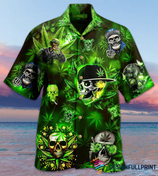 Let's Get High Pot Leaf 420 Unisex Hawaii Shirt LN