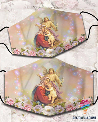 Angels Entertaining the Holy Child Cloth Mask HG