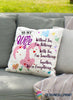 To My Wife Without You I'm Nothing Gift To My Woman Pillow Cover NHD