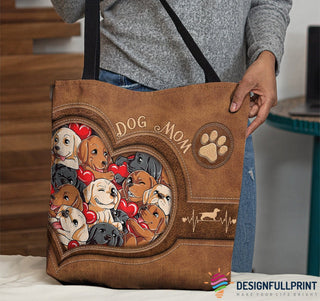 Gift For Mom Dog Mom Tote Bag HG Gifts For Dog Lovers Mother Day Gift