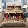 Black Pride God Says You Are Unique Special Important Girls Black Girls Black Women Black Queen Bedding Sets HG Black And Proud 365