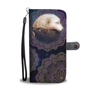 Wolf Bother Phone Wallet Case - designfullprint