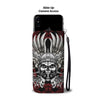Skull Art Phone Wallet Case - designfullprint