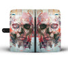 Skull Art Phone Wallet Case 02 - designfullprint