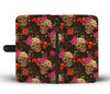 Skull Art Phone Wallet Case 04 - designfullprint