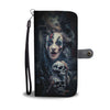 Skull Art Phone Wallet Case 05 - designfullprint