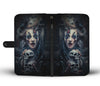 Skull Art Phone Wallet Case 05 - designfullprint
