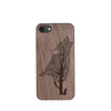 Wood Phone Case for Universal Models - Wolf Tree Howling Wolf 006 - designfullprint