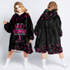 I Dont Look Sick You Dont Look Stupid Pink Ribbon Breast Cancer Awareness Wearable Blanket Snug Hoodie