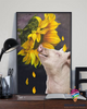 Pig Sunflower Canvas Art and Poster CM Gifts For Dog Lovers