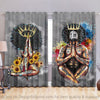 Black Pride Black King And Black Queen Curtain LN