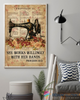 Vintage Sewing Machine She Works Willingly Love Sewing Quilting Knit Yarn Canvas Art and Poster CM