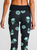 Women Elastic Skinny Sexy Sugar Skull and Daisy Leggings 012 - designfullprint
