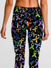Skull Gift Multi-Color Fight Like A Warrior Sugar Skull Girl Cancer Awareness Premium Leggings