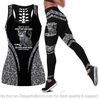 Diabetes Awareness Cat Tank Top and Leggings Set