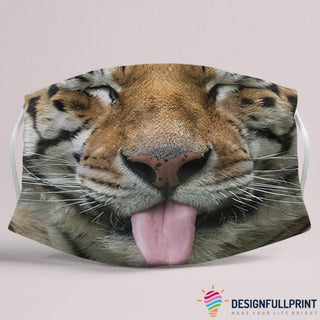 The Funny Cute Tiger 3D Face Mask NH Cloth Mask