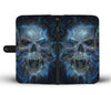 Skull Art Phone Wallet Case 006 - designfullprint