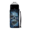 Skull Art Phone Wallet Case 006 - designfullprint