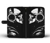Skull Art Phone Wallet Case 007 - designfullprint