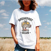 Breakfast Aesthetic Bohemian Retro Vintage Club  Graphic Tee | Retro Graphic Tee | Grunge Hippie Boho  HG