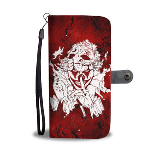 Skull Art Phone Wallet Case 008 - designfullprint