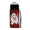 Skull Art Phone Wallet Case 008 - designfullprint